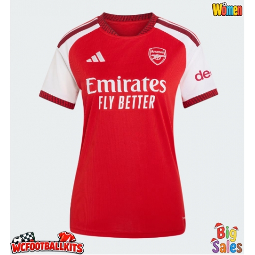 Arsenal Bruno Guimaraes #39 Replica Home Stadium Shirt for Women 2026-27 Short Sleeve